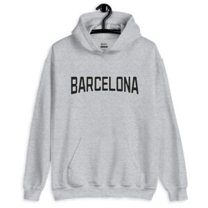 Sudadera unisex con capucha – BARCELONA