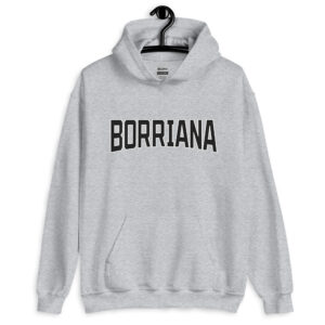 Sudadera unisex con capucha – BORRIANA