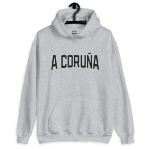 Sudadera unisex con capucha – A CORUÑA